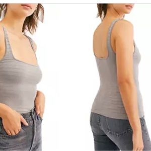Free people square one seamless cami size m/l